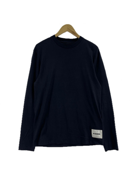 JIL SANDER 長袖Tシャツ・カットソー L/S カットソー ネイビー (S)