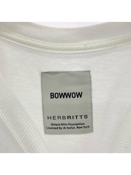 長袖Tシャツ・カットソー BOWWOW HERBRITTS L/S カットソー 白(XL)