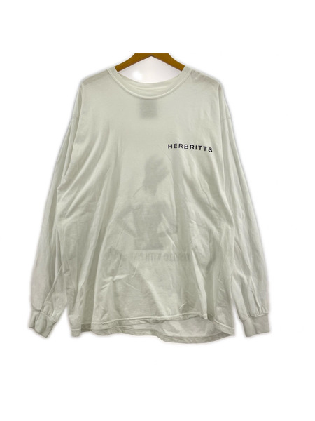 長袖Tシャツ・カットソー BOWWOW HERBRITTS L/S カットソー 白(XL)