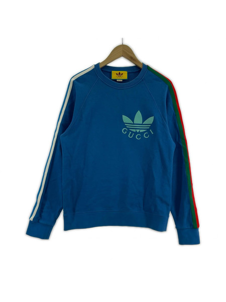 メンズラグ衣料 ×adidas シェリーラインロゴスウェット XS