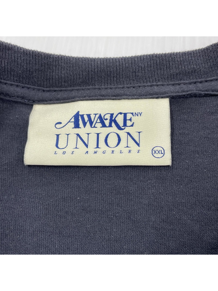AWAKE/UNION 23SS S/S Tee チャコール XXL