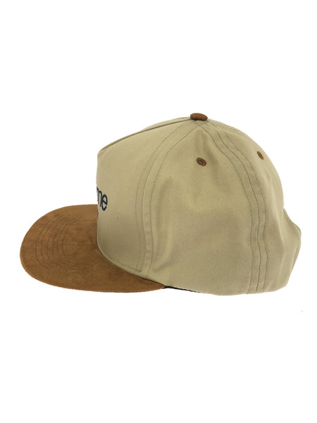 Supreme Classic Logo Suede Visor 5 Panel Cap[値下]