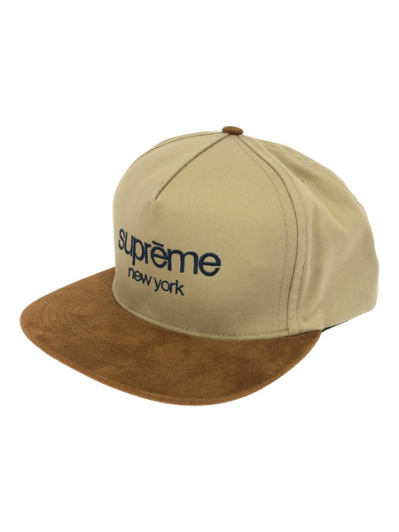 Supreme Classic Logo Suede Visor 5 Panel Cap[値下]