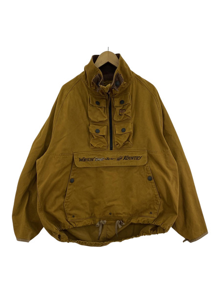 KAPITAL VORKING MULTI-POCKET ANORAK 2 キャメル