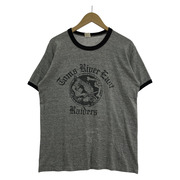 OLD・VINTAGE 半袖Tシャツ・カットソー 70s RUSSELL リンガーTEE グレー