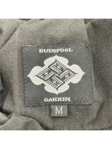 BUDSPOOL×GAKKIN 刺繍 レーヨンパンツ M ブラック