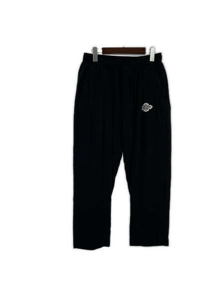 BUDSPOOL×GAKKIN 刺繍 レーヨンパンツ M ブラック