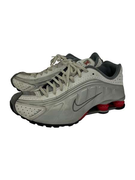 NIKE SHOX R4 METALLIC SILVER 27.5cm