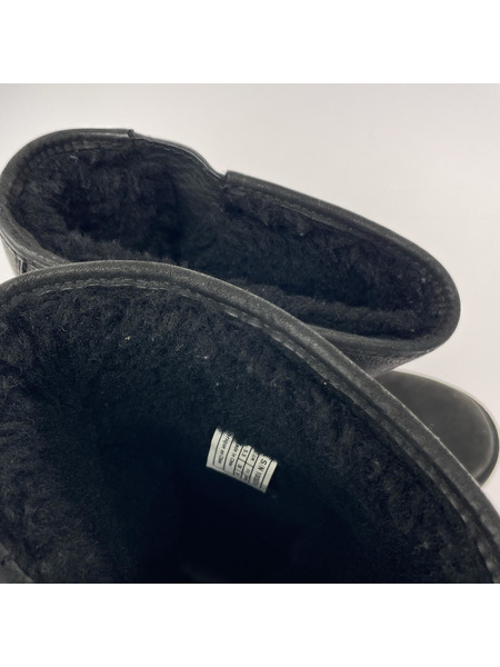 UGG ブーツ サッタームートン/エンジニアブーツ/BLK/24cm