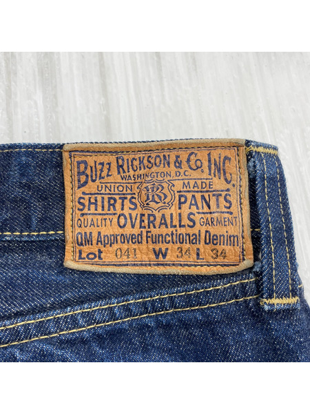 Buzz Rickson's Lot 041 大戦モデル デニムパンツ 34/34