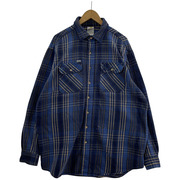 old carhartt heavy flannel 青系