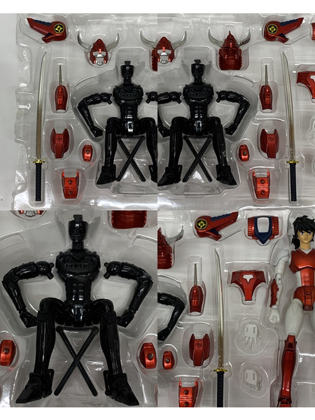 鎧伝サムライトルーパー アーマープラス 烈火のリョウ 発動版 （パワーアップカラーバージョン） 開封品 ダメージあり ヨロイギア 鎧擬亜