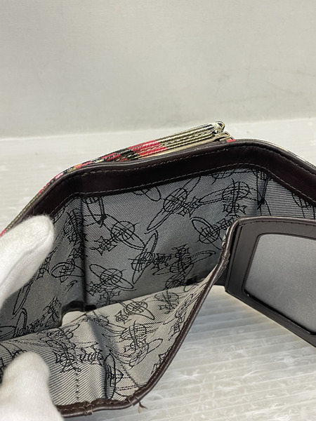 Vivienne Westwood チェック柄 オーブ がま口 コンパクトウォレット