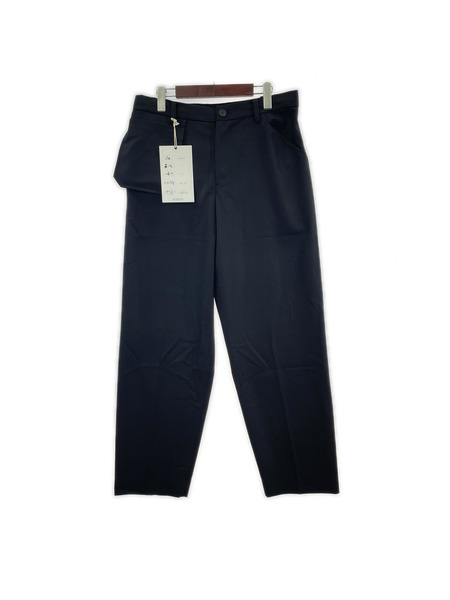 SUNSEA N.M THICKENED W/耳 NEW TAPARED PANTS  黒 (2) タグ付キ