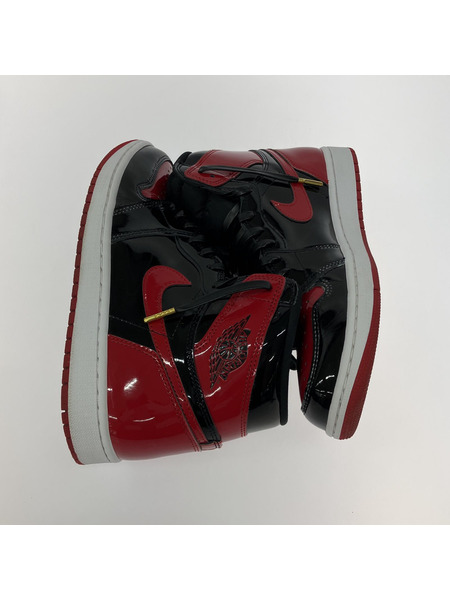 NIKE  Air Jordan 1 High OG Patent Bred 27.5cm