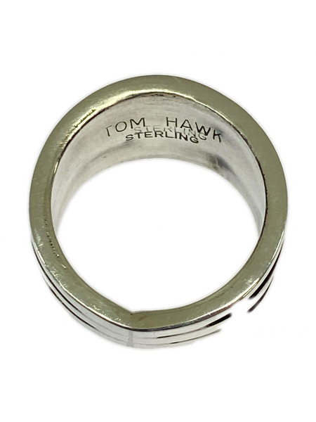 リング・指輪 TOM HAWK STERLING 2 Line Ring
