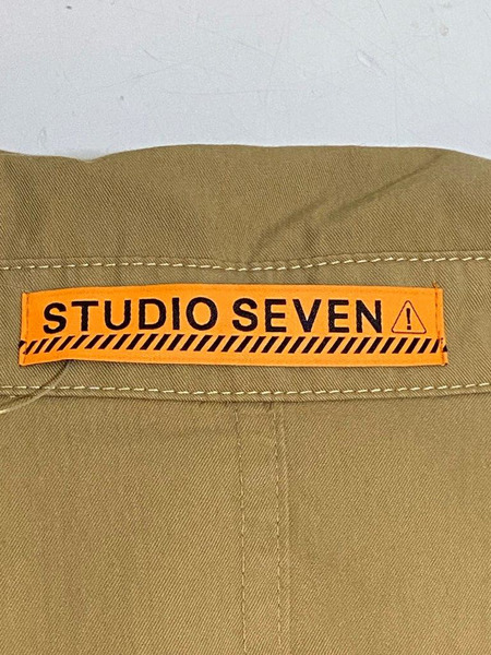 STUDIO SEVEN Cotton Nylon Trench Mods Coat (L) BEG 70864552[値下]