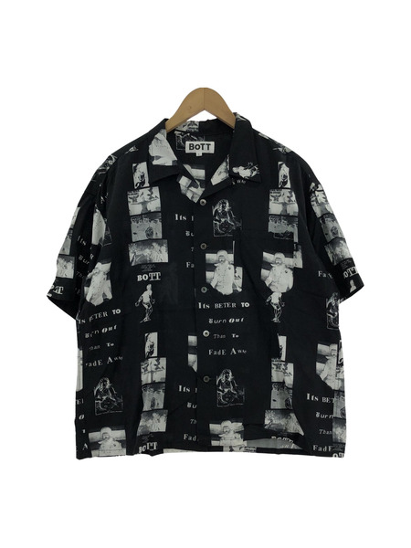 BoTT 22SS Photo Print S/S Shirt（L）ブラック 221BOTT04