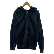 DIESEL パーカー（ジップアップ） ダメージ加工 M