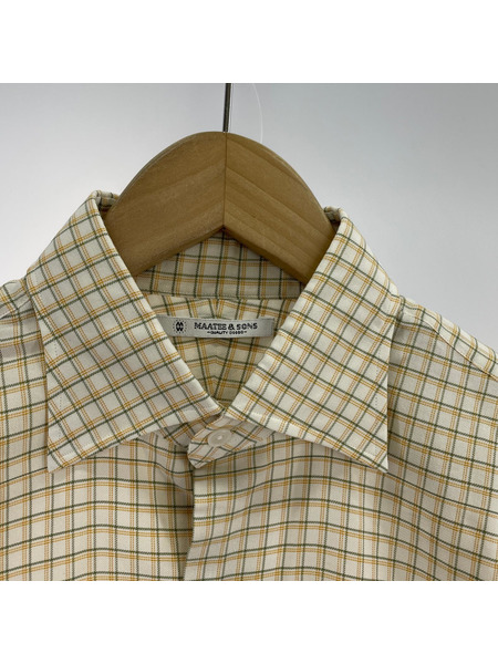 MAATEE&SONS 長袖シャツ CHECK SHIRT MT4103-0601B