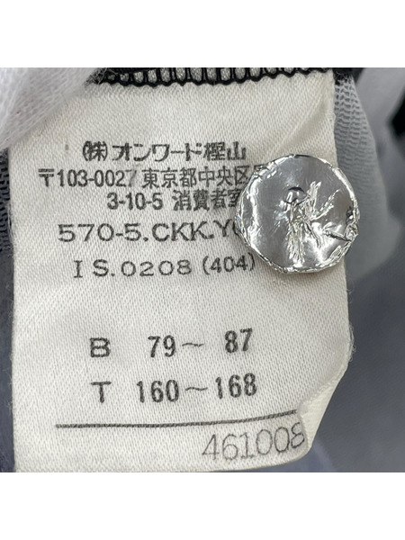 JEAN PAUL GAULTIER FEMME ソノ他 フローラルシアーシャツ 40 ネイビー