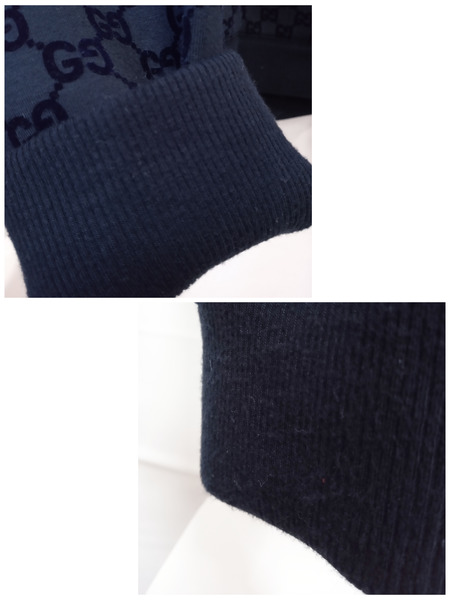 GUCCI/ダブル ヴィスコースジャージー ジップジャケット M