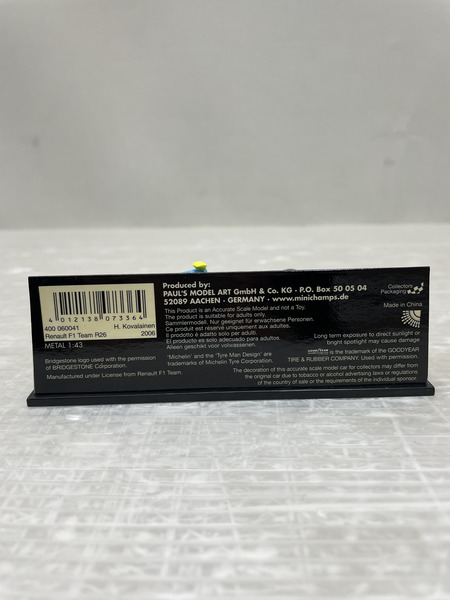  PMA　　1/43 Renault F1 Team R26