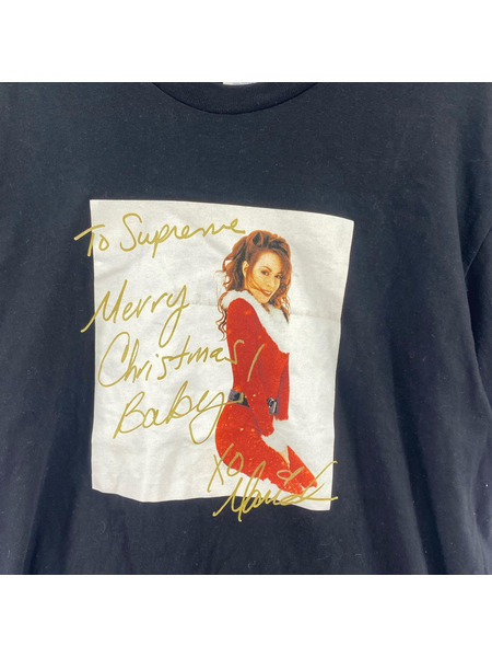 Supreme 半袖Tシャツ・カットソー マライアキャリー カットソー 黒 (Ｌ)