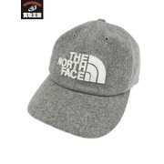THE NORTH FACE ロゴウールキャップ グレー