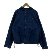 POLO RALPH LAUREN 90s　ジップアップコットンパーカー　紺