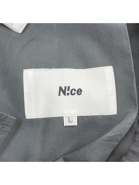 パンツ N!CE/ベルト付キ/グレー