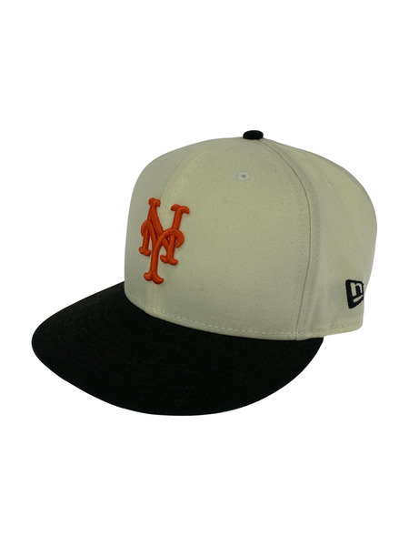 NEW ERA×COOPERSTOWN NEW YORK METS キャップ/アイボリー