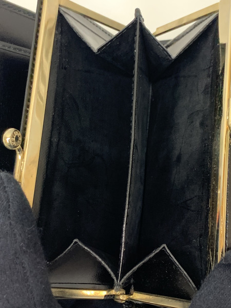 CELINE オールドセリーヌ　ガンチーニ 3つ折り財布 BLK 本体のみ セリーヌ OLD CELINE 財布 コンパクトウォレット がま口