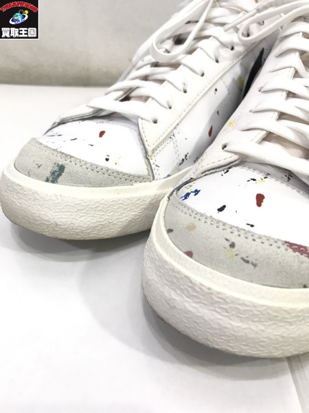 NIKE/BLAZER LOW 77 PAINT SPLATTER　WHITE/BLACK/28cm/ナイキ/白/スニーカー