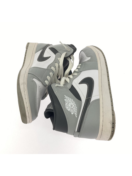 NIKE AIR JORDAN 1 MID lt smoke grey/white-anthracite US9