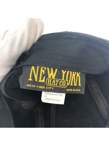 NEW YORK HAT レザーハンチング ブラック