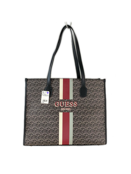 ハンドバッグ GUESS 総柄 ロゴバッグ