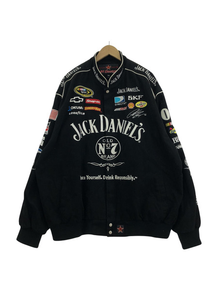 JH Design JACK DANIEL スナップボタンブルゾン 3XL ブラック