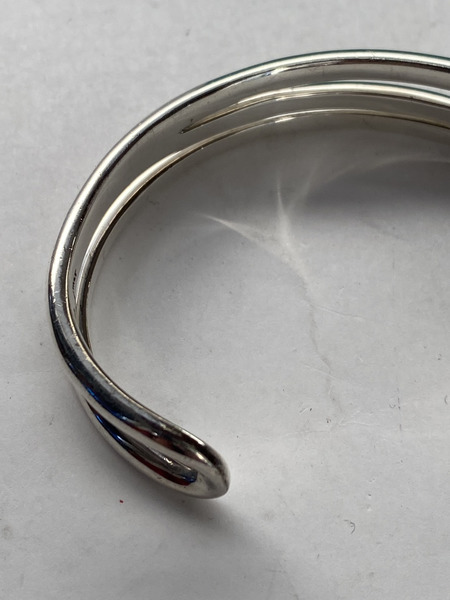 Tiffany&Co. ダイアゴナルバングル 925 シルバー ティファニー