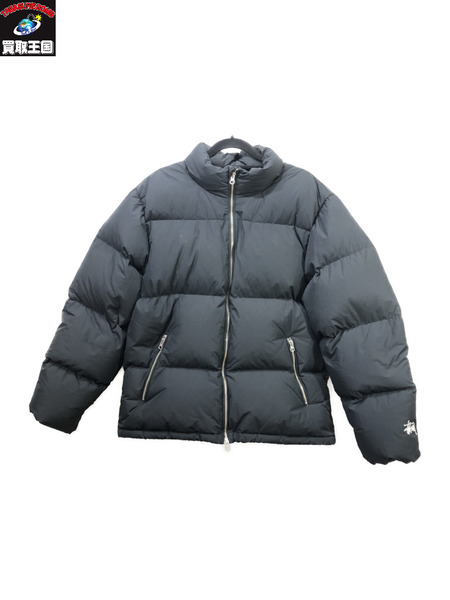 STUSSY recycled nylon down puffer/BLK/M/黒/ステューシー