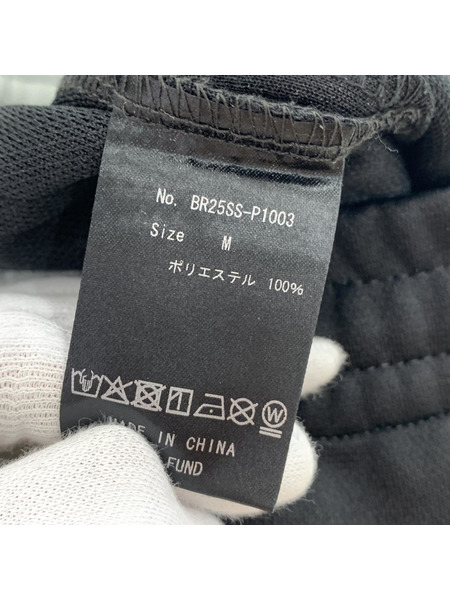 BREATH 25SS SCRIPT LOGO LINE TRACK PANTS S ブラック[値下]