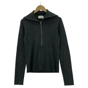 CLANE　ZIP UP TURTLEニット・セーター　グレー　2