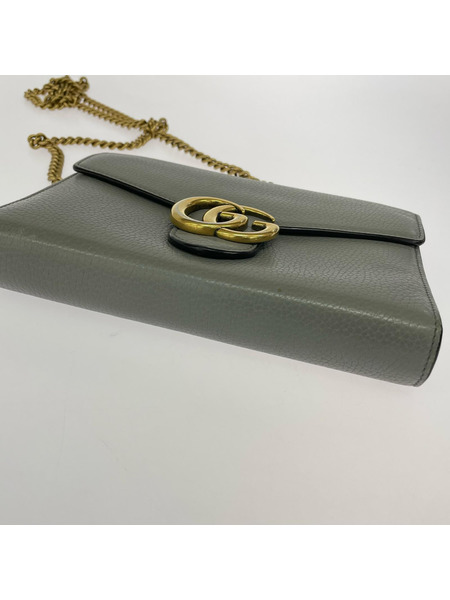 ショルダーバッグ GUCCI/GGマーモント/チェーンウォレット/401232