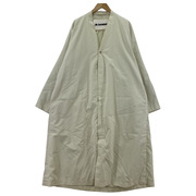 JIL SANDER ノーカラーコート 46 ベージュ