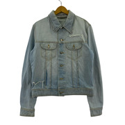 DOLCE&GABBANA デニム・ジーンズ ダメージ加工 デニムジャケット 水色