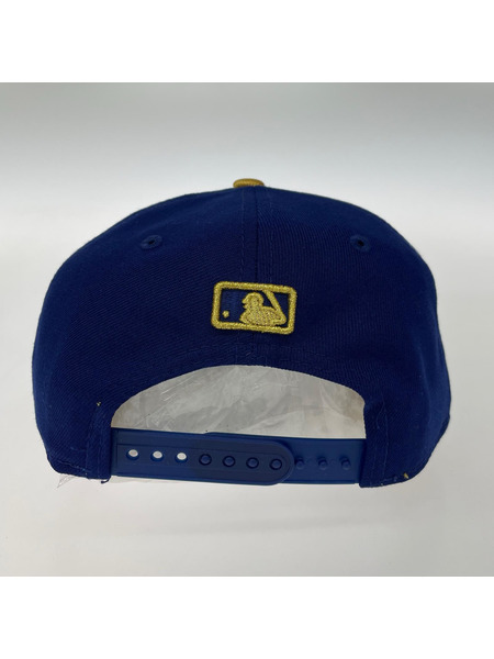 NEW ERA キャップ 2025優勝記念 ドジャース キャップ 青
