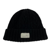 AK457 Cable Beanie 黒