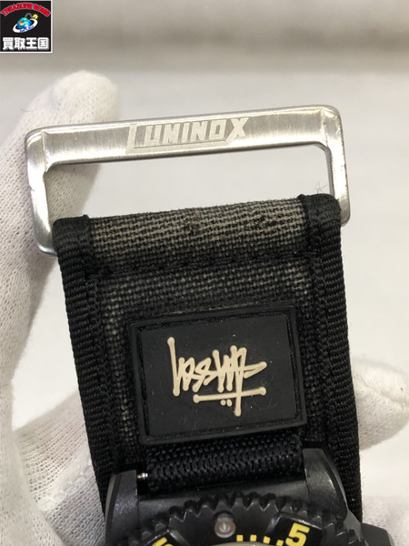 STUSSY×LUMINOX ネイビーシールズ 44mm 腕時計　黒