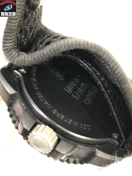 STUSSY×LUMINOX ネイビーシールズ 44mm 腕時計　黒