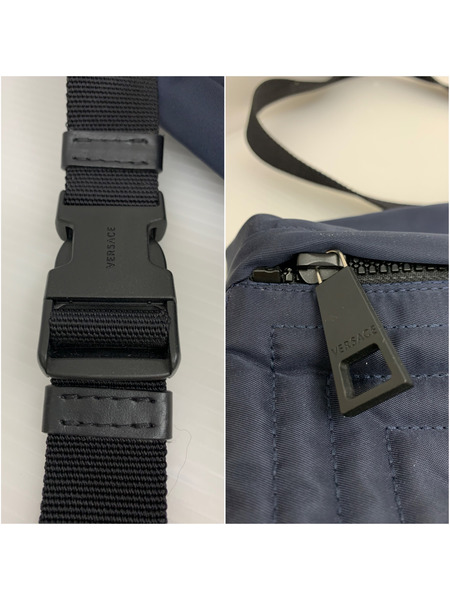 ボディバッグ Nylon Palazzo Medusa Belt Bag/NVY
